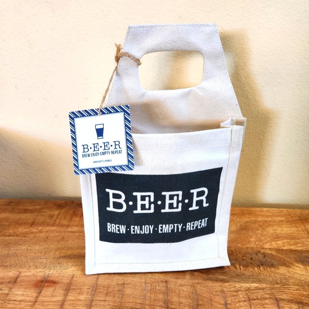 Canvas Beer 6 pack holder